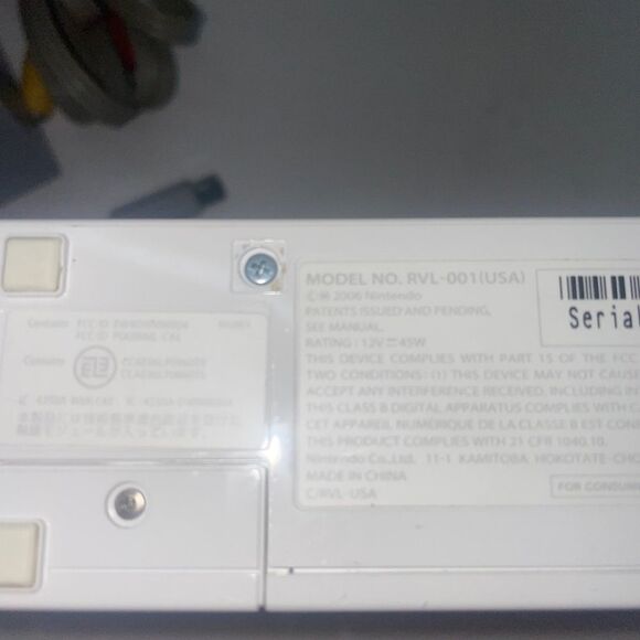 Nintendo Wii White Console RVL-001‎ Game Cube Compatible Bundle w/ 1 Controller - Picture 5 of 6